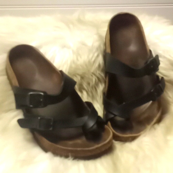 Birkenstock Black Leather Mayari Sandal - Picture 12 of 12